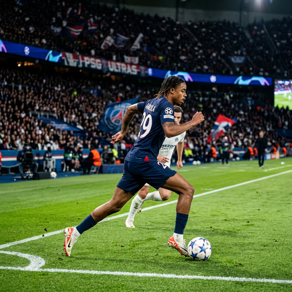 Arsenal Launch £68M Transfer Hijack for PSG Winger Bradley Barcola