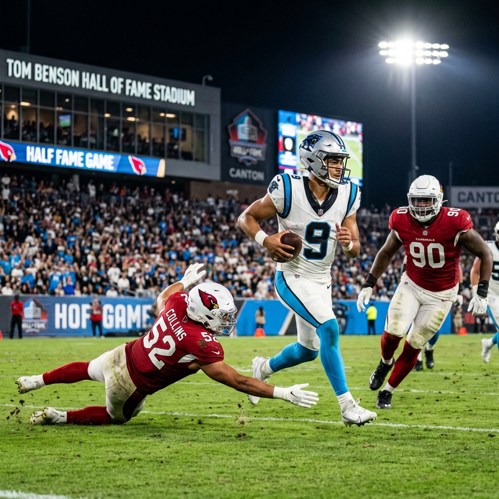 Panthers Edge Cardinals 33-30 in Thrilling 2026 NFL Hall of Fame Game Kick-Off