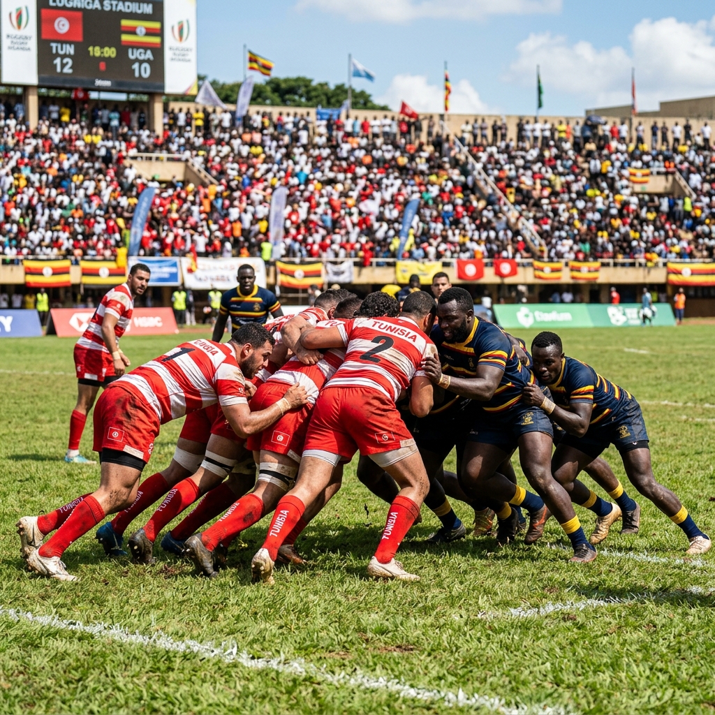 Tunisia Battle Courageously in Barthes Trophy Performance Division Clash in Kampala